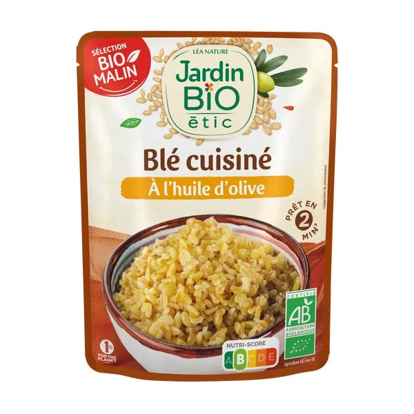 Blé cuisiné à l'huile d'olive