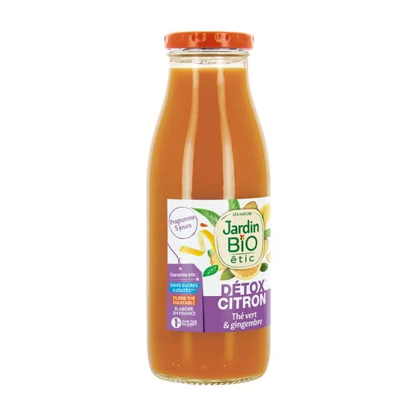 Boisson détox citron - bio
