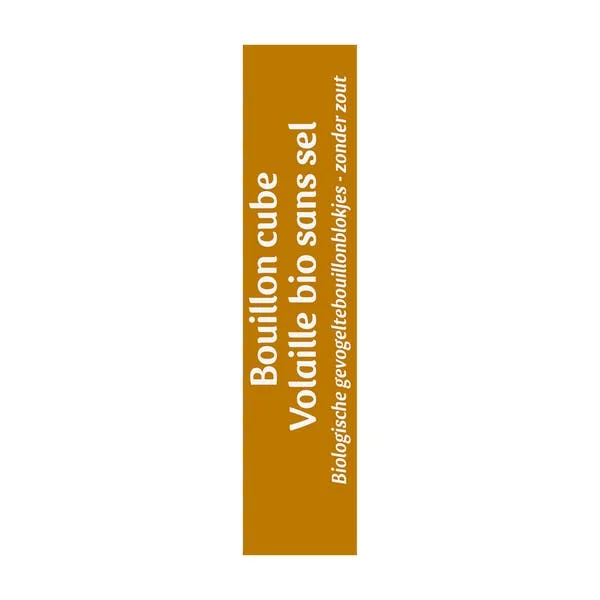 Bouillon cube volaille bio sans sel