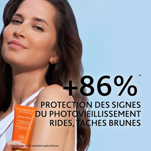 BRONZ REPAIR - Soin Solaire Hydra-Protecteur Anti-Rides Fermeté Soleil Fort - Visage, 50ml