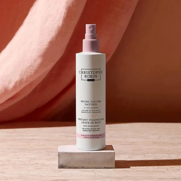 Brume Volume Naturel à l'Eau de Rose - Cheveux Fins et Plats, 150ml