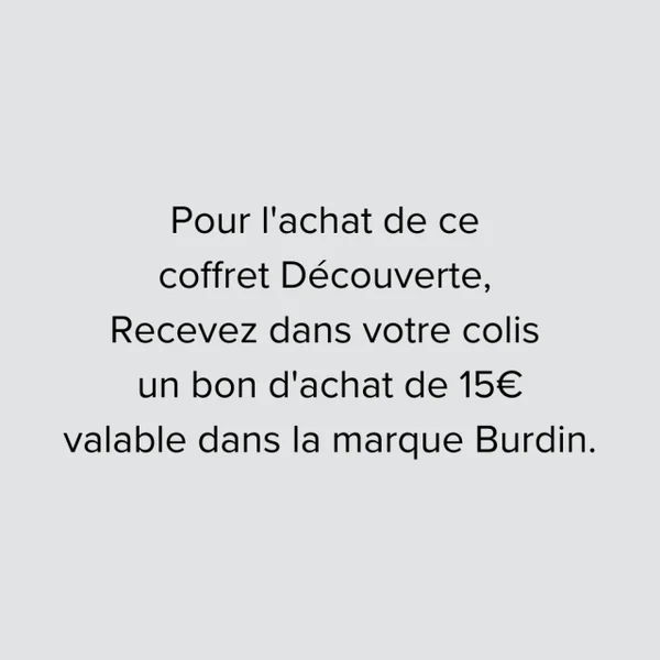 Burdin - Coffret Collection Or 5 Eaux de Parfum