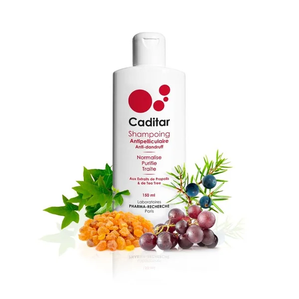 CADITAR - Shampooing Anti-Pelliculaire - Pellicules Sèches et Démangeaisons, 150ml