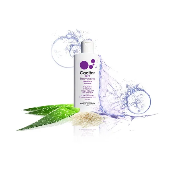 CADITAR ZÉRO - Shampooing Tolérance - Tous Types de Cheveux, 150ml