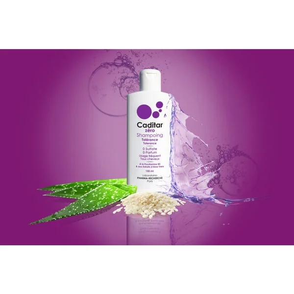 CADITAR ZÉRO - Shampooing Tolérance - Tous Types de Cheveux, 150ml