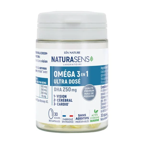 Capsules Oméga 3 en 1 Ultra dosé