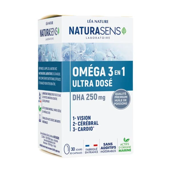 Capsules Oméga 3 en 1 Ultra dosé