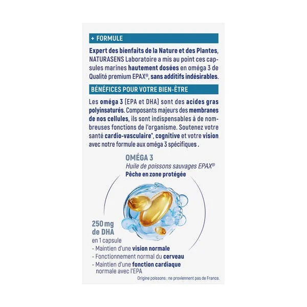 Capsules Oméga 3 en 1 Ultra dosé