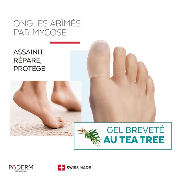Capuchon d'Orteil Ongles Abîmés - Taille L, 2 Capuchons