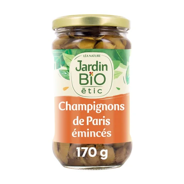Champignons de Paris émincés - bio