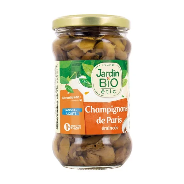 Champignons de Paris émincés - bio