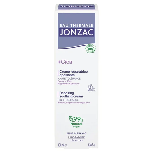 CICA+ - Crème Réparatrice Apaisante Bio - Visage et Corps - Peaux Irritées, 100ml