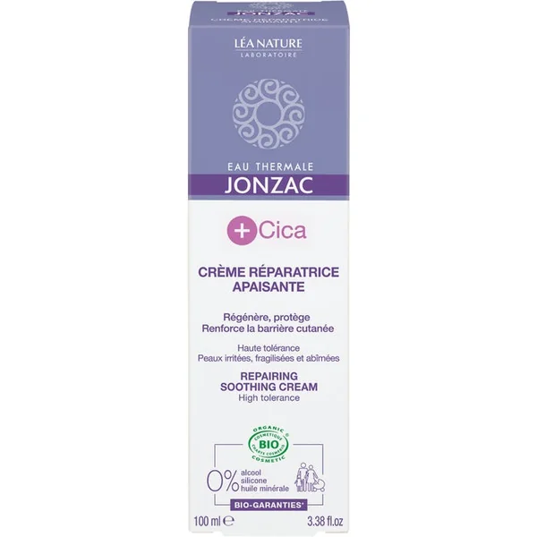 CICA+ - Crème Réparatrice Apaisante Bio - Visage et Corps - Peaux Irritées, 100ml