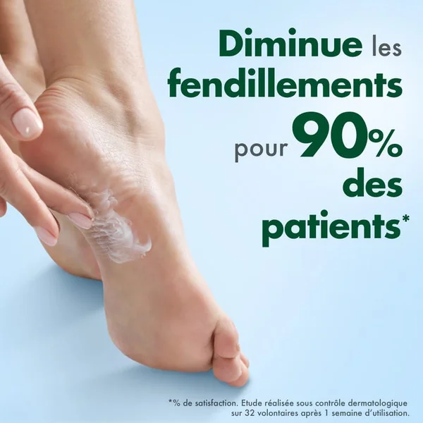 CICABIAFINE - Crème Pieds Secs Anti-Fendillements - Pieds Secs à Rugueux, 2x100ml