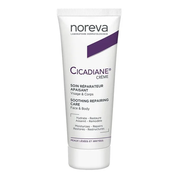 CICADIANE - Crème Soin Réparateur Apaisant - Visage et Corps - Peaux Lésées et Irritées, 40ml