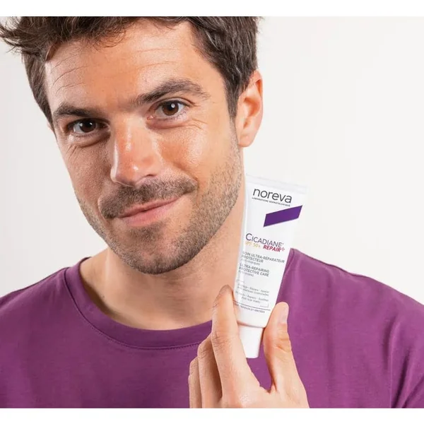 CICADIANE REPAIR+ - Soin Ultra Réparateur Protecteur SPF50+ - Visage et Corps - Peaux Fragiles et Irritées, 40ml