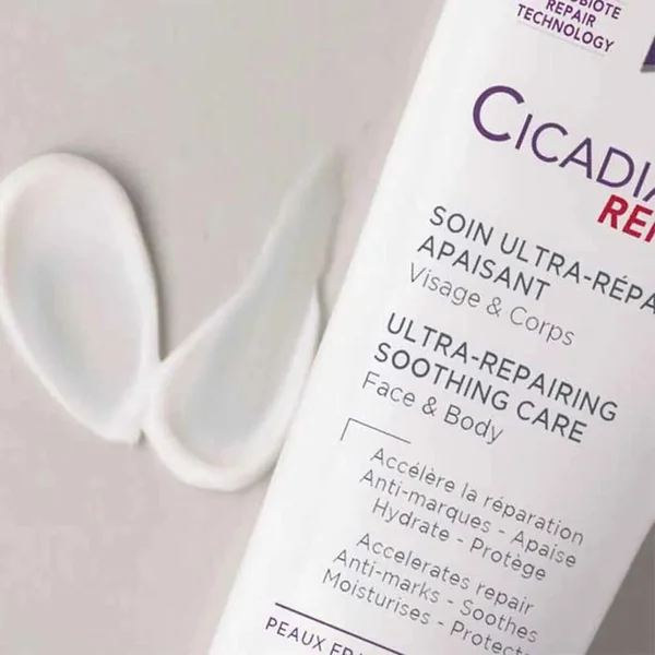 CICADIANE REPAIR+ - Soin Ultra-Réparateur Apaisant - Visage et Corps - Peaux Fragiles et Irritées, 40ml