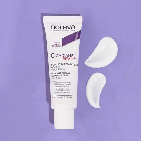 CICADIANE REPAIR+ - Soin Ultra-Réparateur Apaisant - Visage et Corps - Peaux Fragiles et Irritées, 40ml
