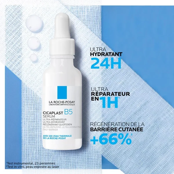CICAPLAST B5 - Sérum Ultra Réparateur Hydratant Régénérant - Visage - Tous Types de Peaux, 30ml