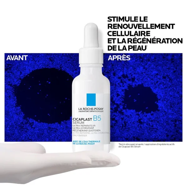 CICAPLAST B5 - Sérum Ultra Réparateur Hydratant Régénérant - Visage - Tous Types de Peaux, 30ml