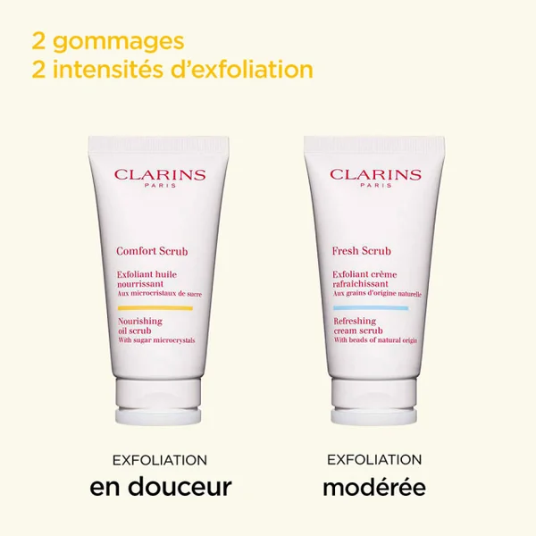 Clarins - Comfort Scrub Exfoliant huile nourrissant aux microcristaux de sucre