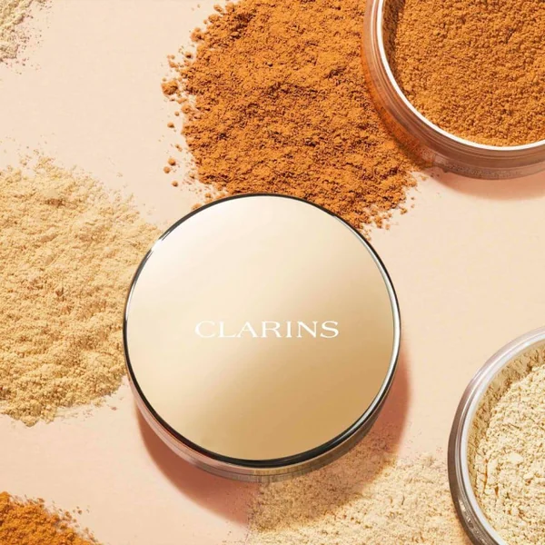 Clarins - Ever Matte Loose Powder Poudre libre matifiante - Fixe, matifie, adoucit