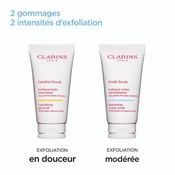 Clarins - Fresh Scrub Exfoliant crème rafraîchissant aux grains naturels