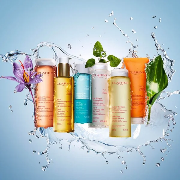Clarins - Lotion Tonique Hydratante Aux extraits d'aloé vera et fleur de safran - Peaux normales à sèches