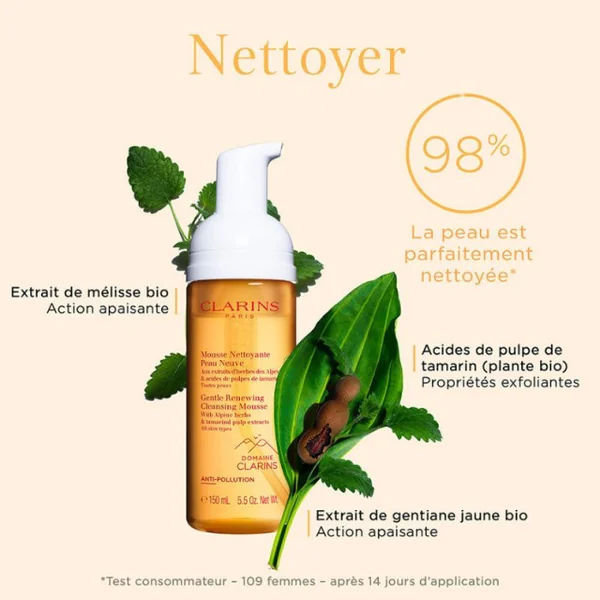 Clarins - Mousse Nettoyante Peau Neuve Toutes peaux