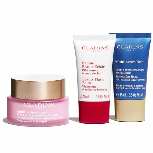 Clarins - Multi-Active Coffret Mes essentiels premières rides et éclat