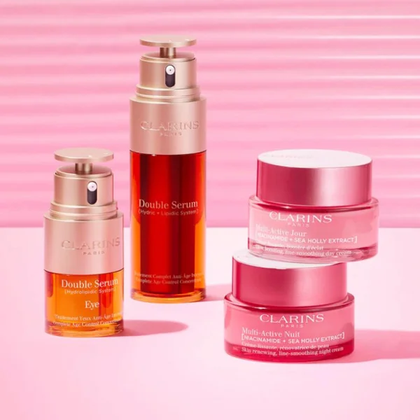 Clarins - Multi-Active Jour Peaux Sèches Crème lissante, booster d'éclat