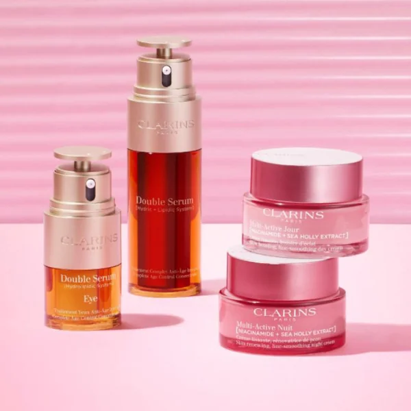 Clarins - Multi-Active Nuit Peaux Sèches Crème lissante, rénovatrice de peau