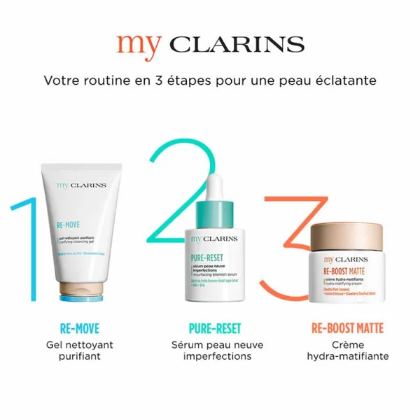 Clarins - RE-BOOST Crème hydra-matifiante - Peaux mixtes à grasses