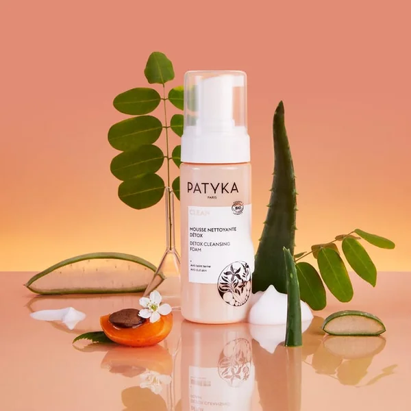 CLEAN - Mousse Nettoyante Détox Bio - Visage - Tous Types de Peaux, 2x150ml