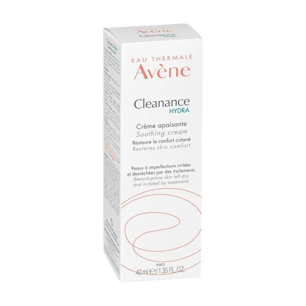 CLEANANCE HYDRA - Crème Apaisante - Visage - Peaux à Imperfections Irritées et Desséchées, 40ml