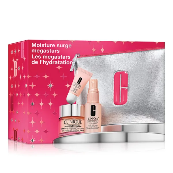 Clinique - Moisture Surge Megastars Coffret soins hydratants et trousse