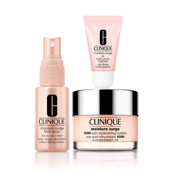 Clinique - Moisture Surge Megastars Coffret soins hydratants et trousse