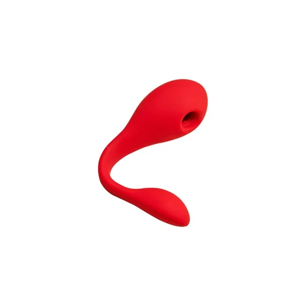 COCO DE NOËL - Vibromasseur Stimulateur Clitoridien et Vaginal Rouge et sa Pochette de Voyage Offerte