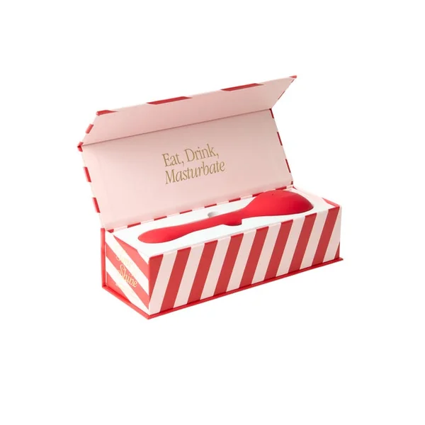 COCO DE NOËL - Vibromasseur Stimulateur Clitoridien et Vaginal Rouge et sa Pochette de Voyage Offerte