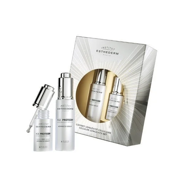 COFFRET AGE PROTEOM - Longévité Cellulaire - Advanced Sérum 30ml + Eye Advanced Sérum 15ml Offert