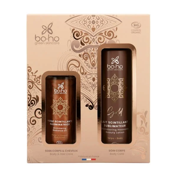 Coffret Lait et Huile Gold
