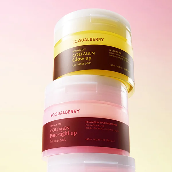 Collagen Glow Up Gel Toner Pads