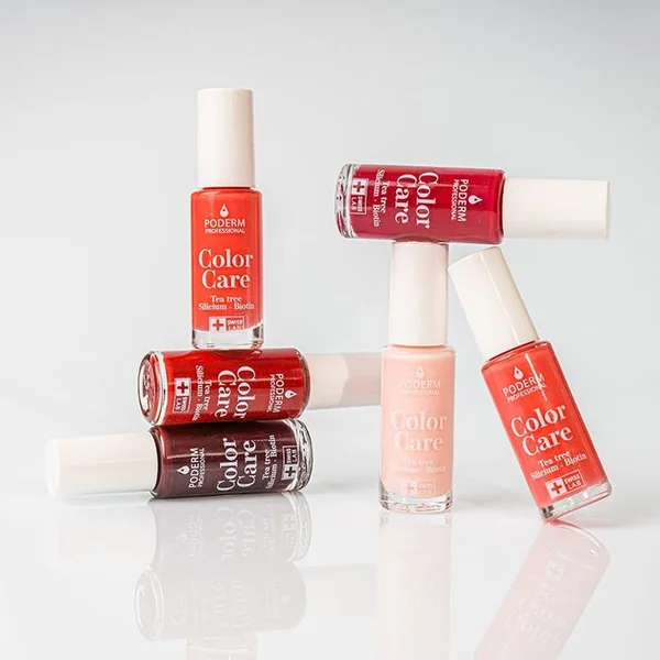 COLOR CARE - Vernis à Ongles Tea Tree Rouge Rose, 8ml