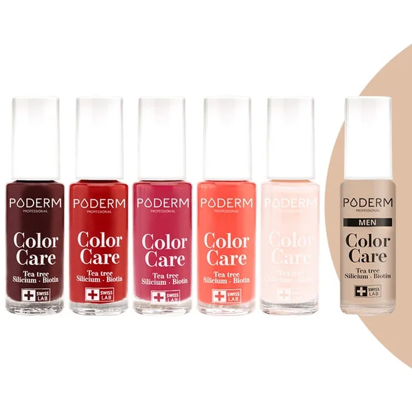 COLOR CARE - Vernis à Ongles Tea Tree Rouge Rose, 8ml