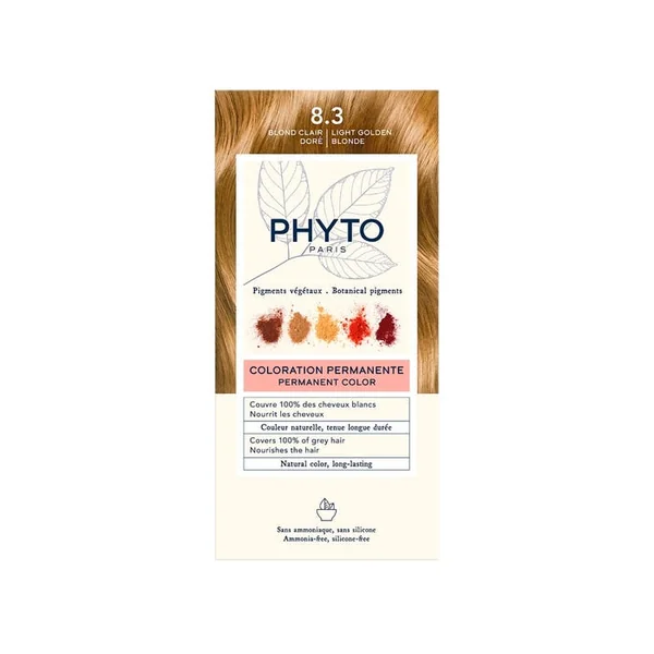 COLORATION - 8.3 - Blond Clair Doré Coloration Permanente, 112ml