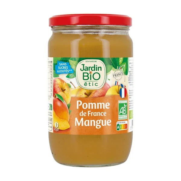 Compote pomme mangue - bio