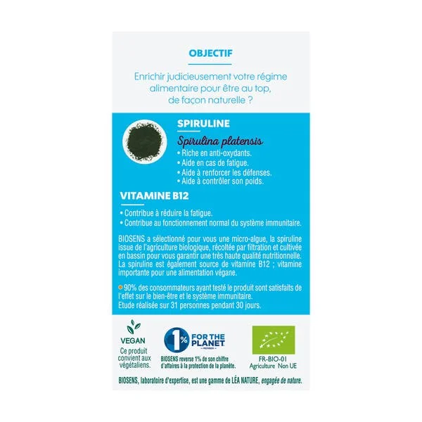 Comprimés super spiruline - bio