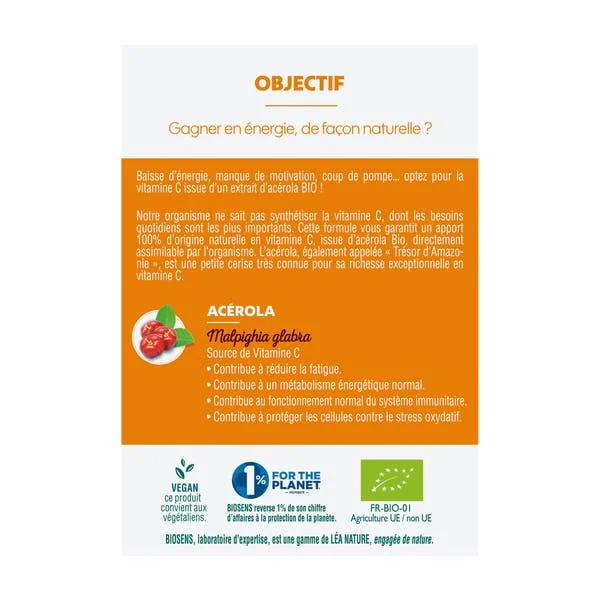 Comprimés à croquer Vitamine C Bio - bio