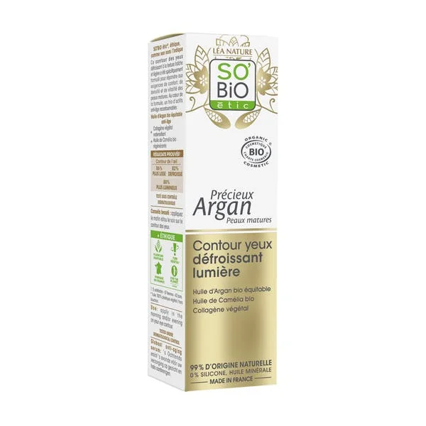 Contour yeux défroissant lumière