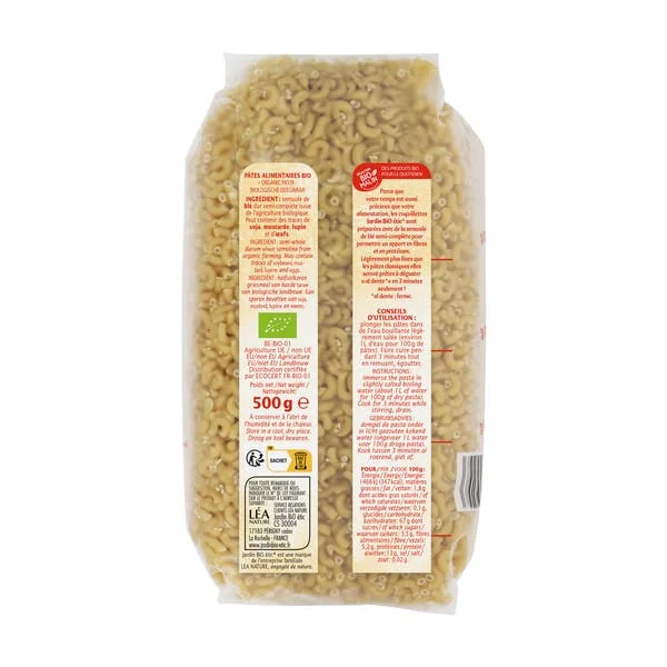 Coquillettes express semi-complètes
